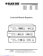 Black Box LE602A-R3 User Manual