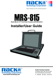rackit MRS-815 Installer/User Manual