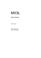 Aopen MX3L User Manual