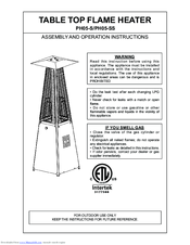 Princess auto PH05-S Assembly And Operation Instructions Manual