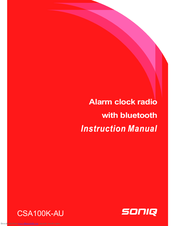 SONIQ CSA100K-AU Instruction Manual