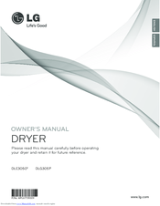 LG DLE3050 Owner's Manual