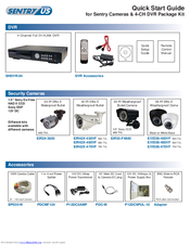 Sentry US SHDVR-04 Quick Start Manual