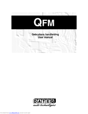 Dateq Qfm User Manual