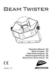 JBSYSTEMS Light Beam Twister Operation Manual