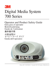 3M Digital Media System 700 Series Operator And Product Safety Manual