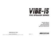 JB Systems VIbe-15 Operation Manual