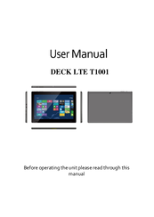 Social Mobile DECK LTE T1001 User Manual