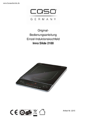 Caso Inno Slide 2100 Original Operating Manual