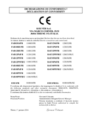 Kolver RAF32PP/FR Operator's Handbook Manual