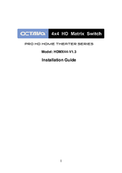 Octava HDMX44-V1.3 Installation Manual