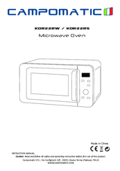Campomatic KOR22RW Instruction Manual