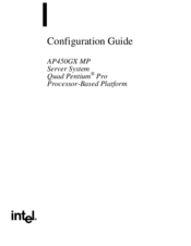 Intel AP450GX MP Configuration Manual