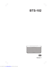 Sangean BTS-102 User Manual