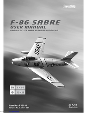 Freewing F-86 Sabre FJ2031 User Manual