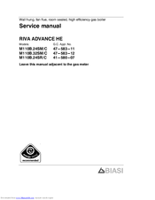 Biasi RIVA ADVANCE HE M110B.24SR/C Service Manual