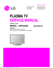 LG 42PG2500 Service Manual