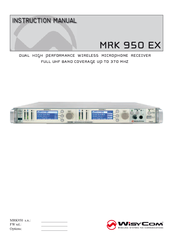 WisyCom MRK 950 EX Instruction Manual