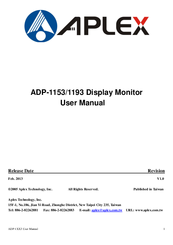 Aplex ADP-1153 User Manual