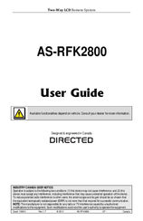 Directed AS-RFK2800 User Manual