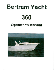 Bertram 360 Operator's Manual