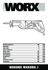 Worx WX80RS Original Instructions Manual