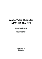 TS-market MAVR-H264x4 Operation Manual
