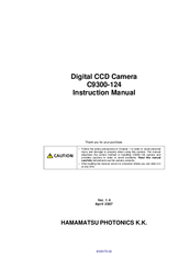 Hamamatsu Photonics C9300-124 Instruction Manual