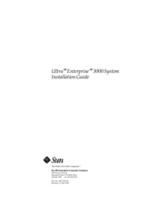Sun Microsystems Ultra Enterprise 3000 Installation Manual