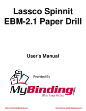 Lassco Spinnit EBM-2.1 User Manual