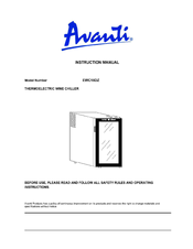 Avanti EWC18DZ Instruction Manual