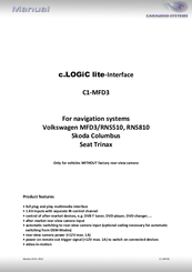 Caraudio-Systems c.LOGiC lite C1-MFD3 Manual