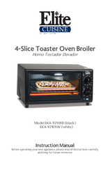 Maxi-matic Elite Cuisine EKA-9210XB Instruction Manual