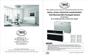 MG WMMS-09K-34B(PX) Installation, Operation & Maintanance Instructions
