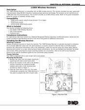 Dmp Electronics 1100X Installation Manual
