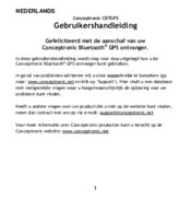 Conceptronic CBTGPS Quick Installation Manual