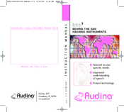 Audina Intuition 2 Instruction Manual