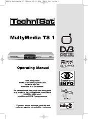 TechniSat MultyMedia TS 1 Operating Manual