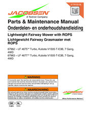 Jacobsen 67963 Parts & Maintenance Manual
