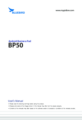 Bluebird BP50 User Manual