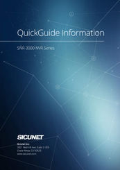 Sicunet SNR-3000 Series Quick Manual
