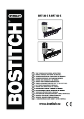 Bostitch BRT160-E Original Instructions Manual