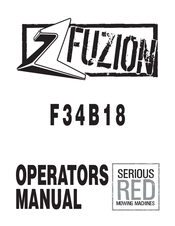 Encore F34B18 Operator's Manual