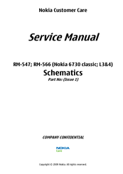 Nokia RM-566 Service Manual