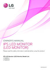 LG 27MB85R Owner's Manual