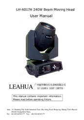 leahua LH-A017A User Manual