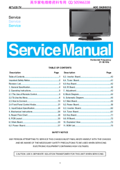 AOC D42H931G Service Manual