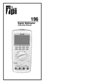 TPI 196 Instruction Manual