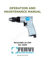 Fervi 339 Operation And Maintenance Manual