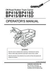 CanyCom BP416D Operator's Manual